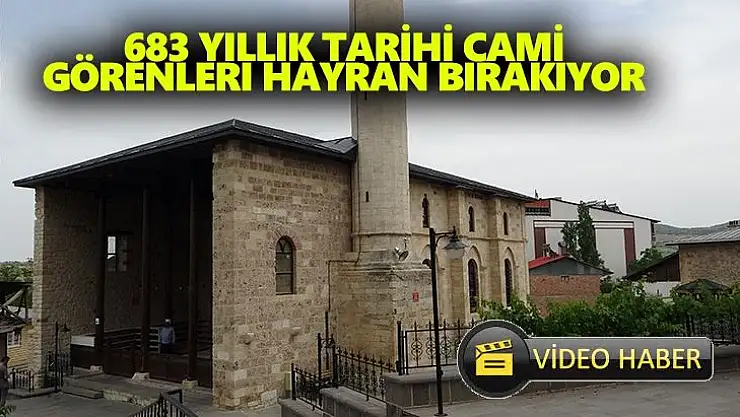 683 yıllık tarihi cami görenleri hayran bırakıyor