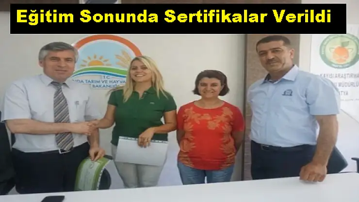 KAYISI ENTEGRE MÜCADELE EĞİTİMİ BİTTİ