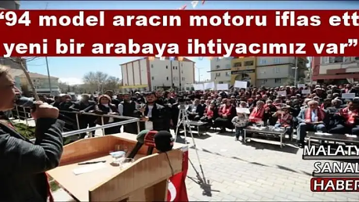 '94 model aracın motoru iflas etti yeni bir arabaya ihtiyacımız var'''''