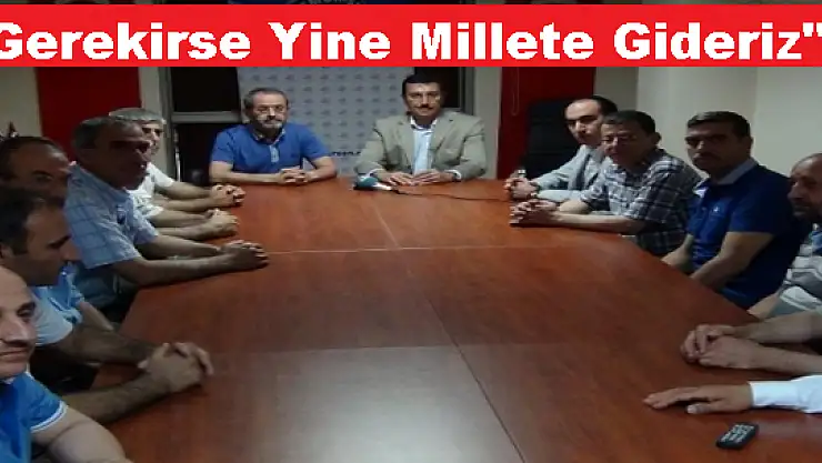 'TÜFENKÇİ: ''SANDIKTAN ÇIKAN SONUCA HER ZAMAN SAYGILIYIZ'''