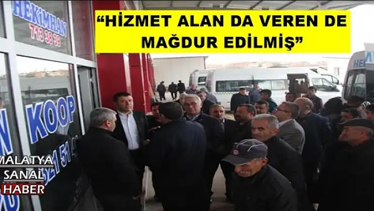 'AĞBABA HİZMET ALAN DA VEREN DE MAĞDUR EDİLMİŞ'''''