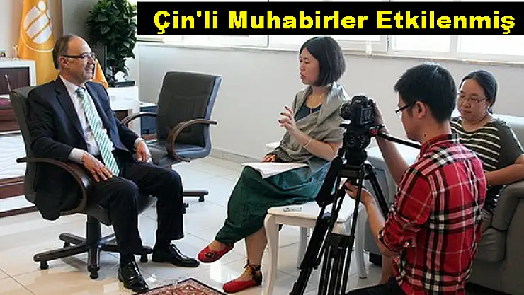 REKTÖR ÇELİK ÇİN DERGİSİNE KONUŞTU