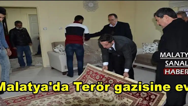 Malatya'da Terör gazisine ev