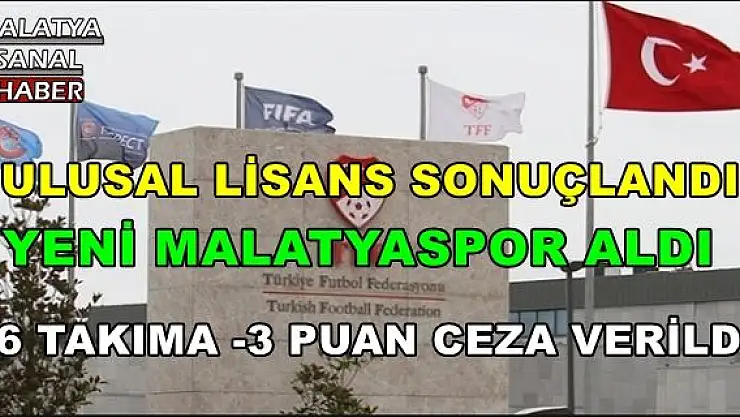 2016-2017 Ulusal Lisans Süreci sonuçlandı