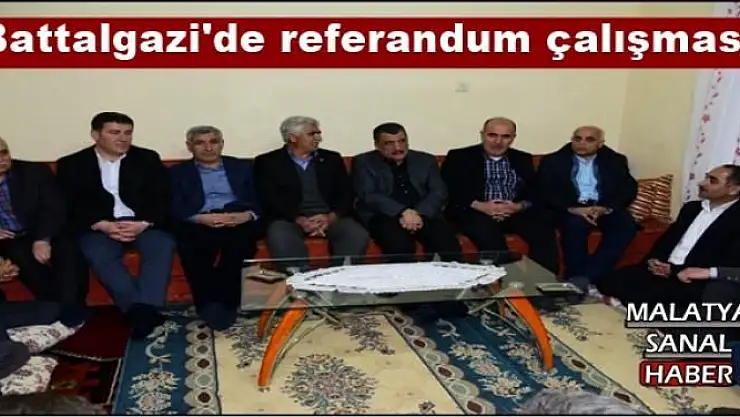 Battalgazi'de referandum çalışması