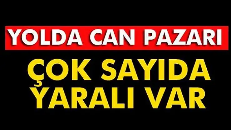 Elazığ Malatya Karayolunda Kaza:15 yaralı