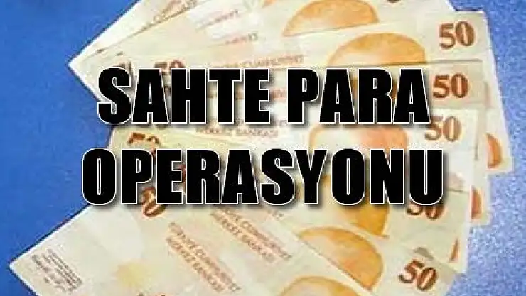 MALATYA'DA SAHTE PARA OPERASYONU