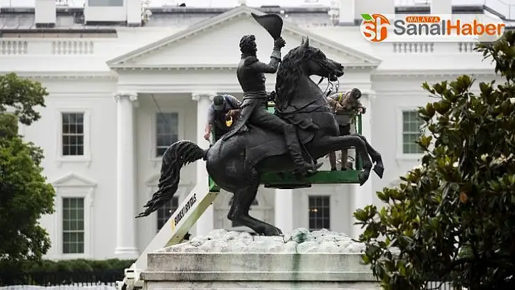 ABD'de Andrew Jackson'ın heykeline saldıran 4 kişiye gözaltı