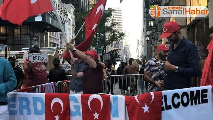 ABD'de Türkler Erdoğan'ı bekliyor