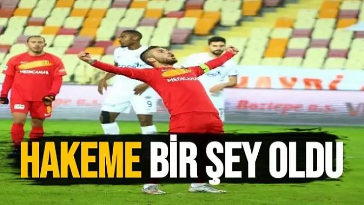 Adem Büyük´ten Hakeme Tepki