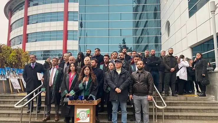 'Adıyaman Barosu´ndan deprem soruşturmalarıyla ilgili açıklama'
