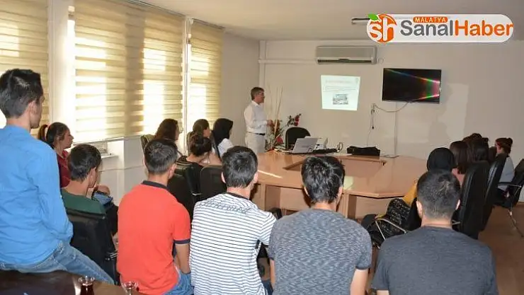 Adıyaman Belediyesi'nden stajyer öğrencilere iş güvenliği eğitimi