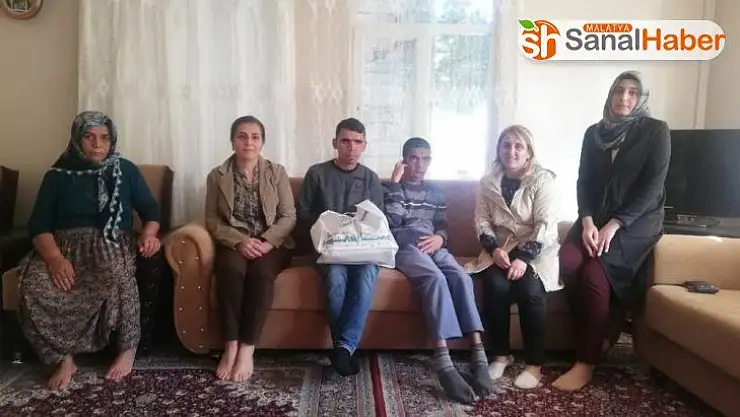 Adıyaman Belediyesinden, engelli kardeşlere moral ziyareti