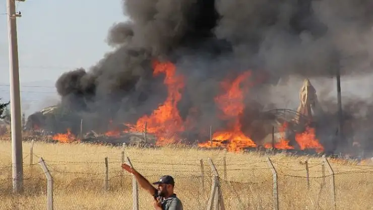 'Adıyaman çadır kentteki yangın söndürüldü'