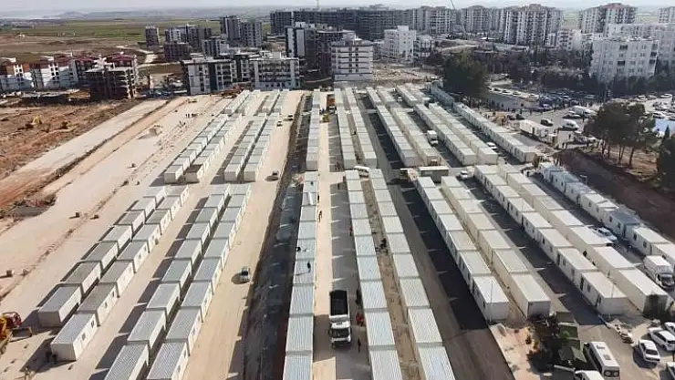 'Adıyaman´da 300 konteyner ailelere teslim ediliyor'