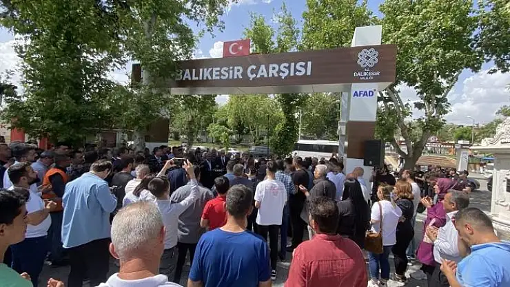 'Adıyaman´da Balıkesir Çarşısı dualarla açıldı'