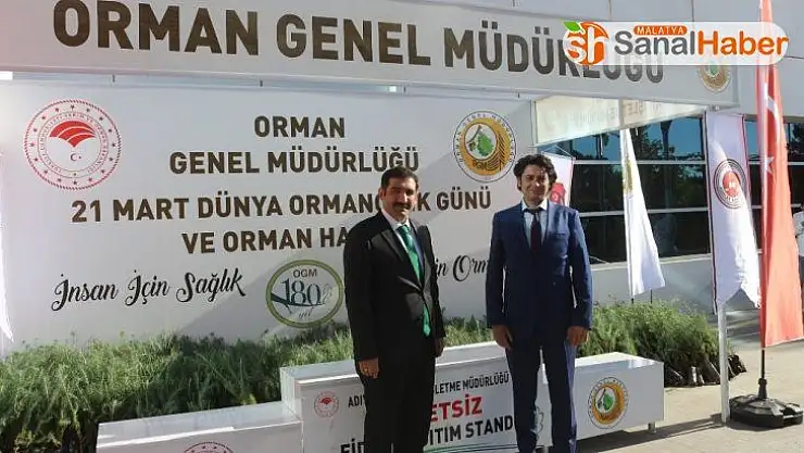 Adıyaman'da, çam fidanı dağıtıldı