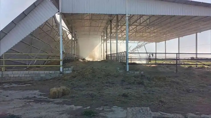 'Adıyaman´da çiftlik yangını'