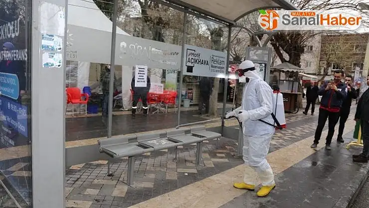 Adıyaman'da dezenfekte çalışmaları başladı