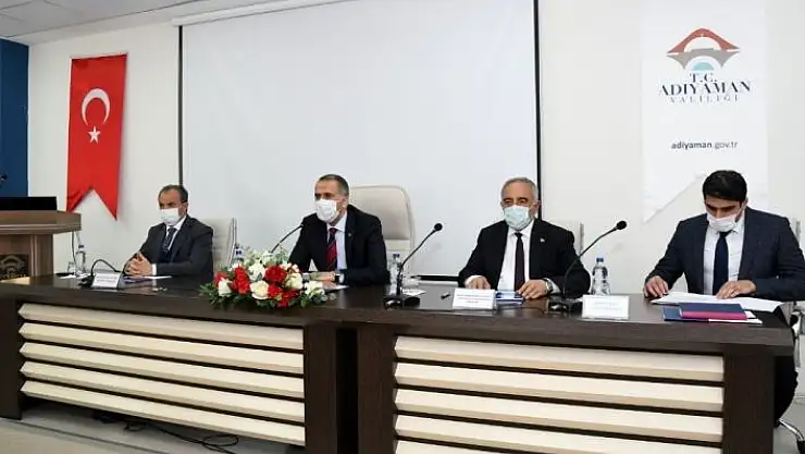 'Adıyaman´da geniş kapsamlı korona virüs toplantısı yapıldı'