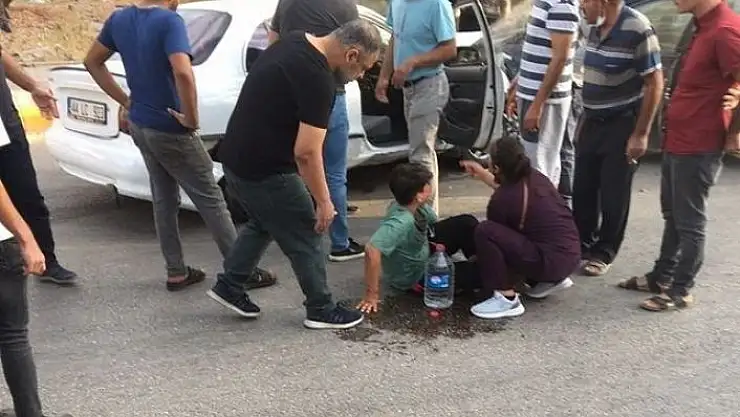'Adıyaman´da, iki otomobil çarpıştı: 1 yaralı'