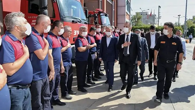 'Adıyaman´da itfaiyecilerin haftası kutladı'