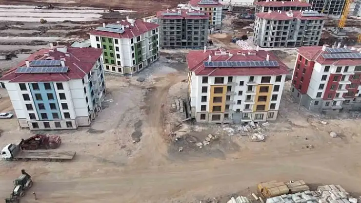 'Adıyaman´da kalıcı deprem konutları hızla yükseliyor'