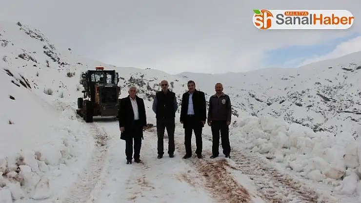Adıyaman'da karla mücadele