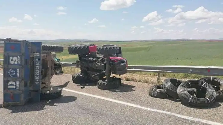 'Adıyaman´da, traktör devrildi: 1 yaralı'