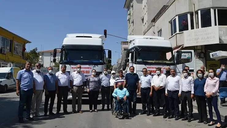 'Adıyaman´ın Besni ilçesinden Kastamonu´ya 2 tır yardım'