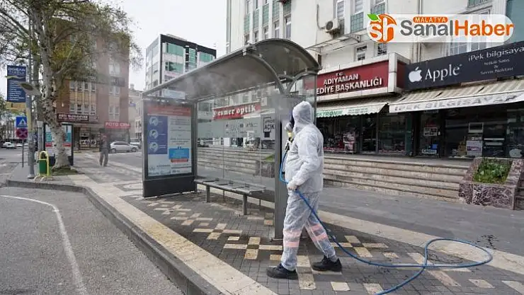 Adıyaman'ın her köşesi dezenfekte ediliyor