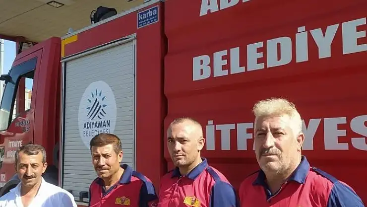 'Adıyaman İtfaiyesi´nden Manavgat ve Osmaniye´ye destek'