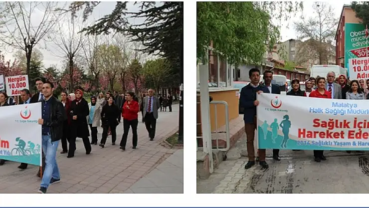 SAĞLIKLI YAŞAM YÜRÜYÜŞÜ DÜZENLENDİ