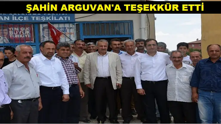 Milletvekili Şahin Arguvan'da
