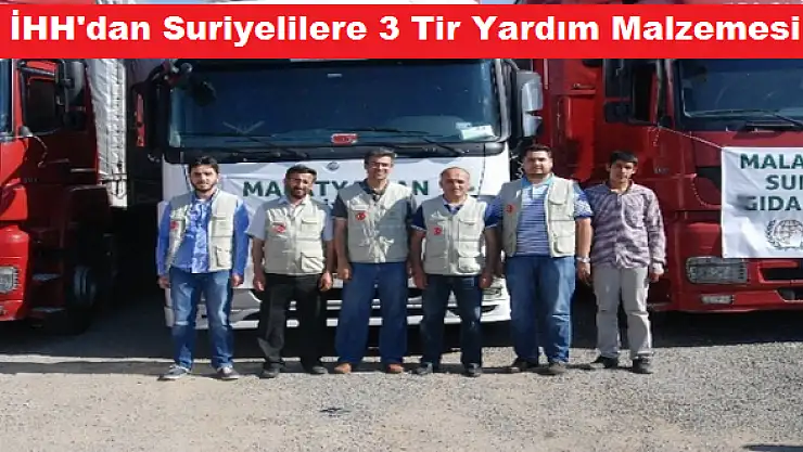 SURİYE´YE YARDIM MALZEMESİ 