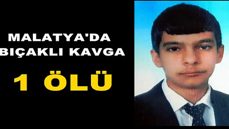 17 YAŞINDAKİ MUSTAFA ŞAHİN BIÇAKLANARAK HAYATINI KAYBETTİ