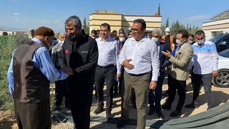'AFAD Başkanı Sezer Adıyaman´da ki afet konutlarını inceledi'