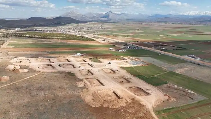 'Afşin´de TOKİ temelleri hızla atılıyor, son durum dron ile görüntülendi'