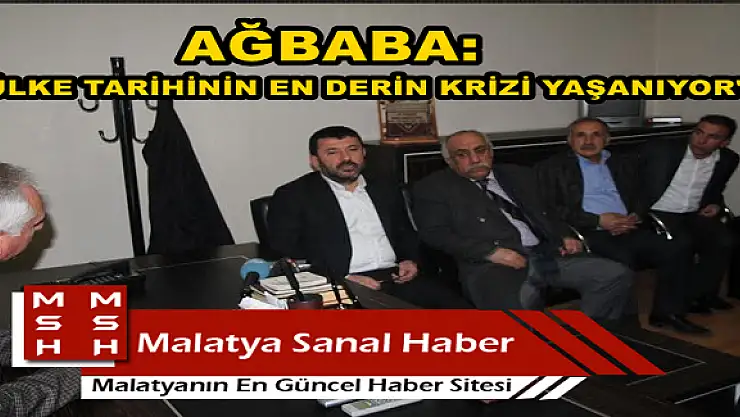 '''ÜLKE TARİHİNİN EN DERİN KRİZİ YAŞANIYOR'''