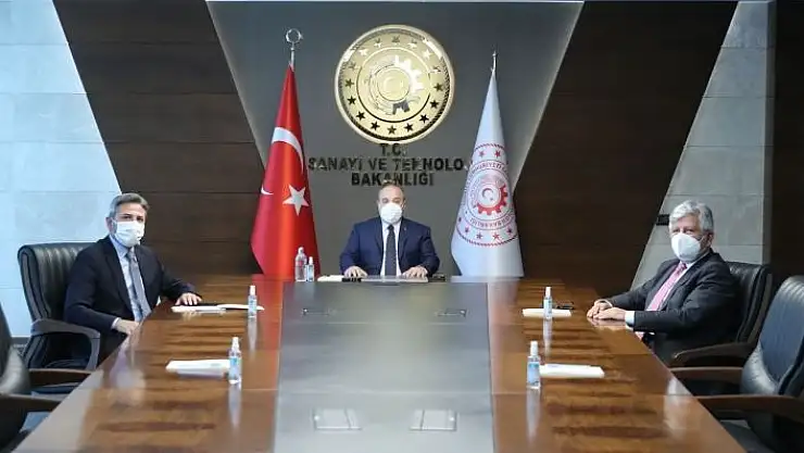 'Ahmet Aydın, Sanayi ve Teknoloji Bakanı Varank´la görüştü'