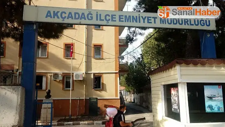 Akçadağ'da dezenfekte çalışmaları sürüyor