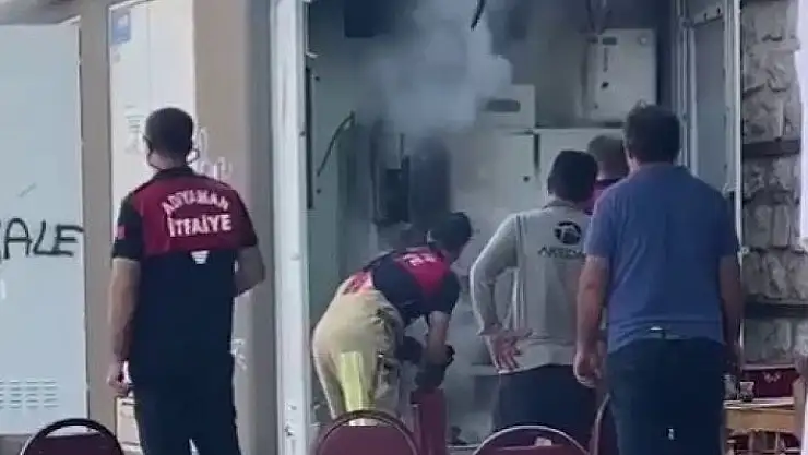 'Alev alan trafo paniğe neden oldu'
