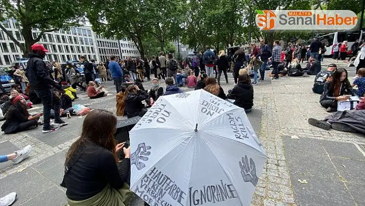 Almanya'da Floyd cinayeti protestoları bugün de devam etti