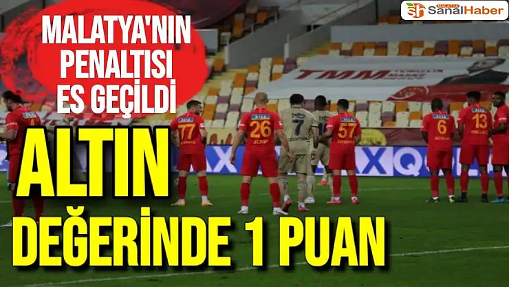 Altın değerinde 1 puan