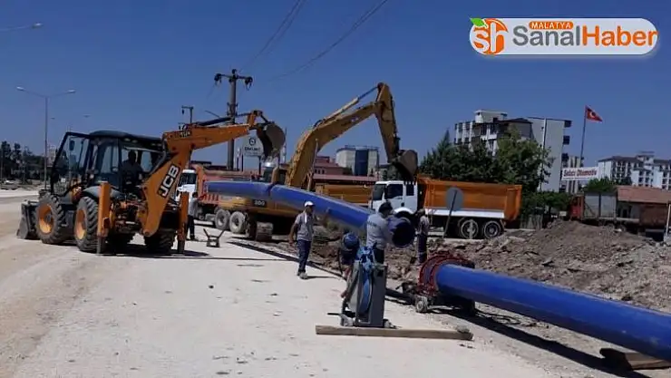 Altınşehir Mahallesinde altyapı çalışması