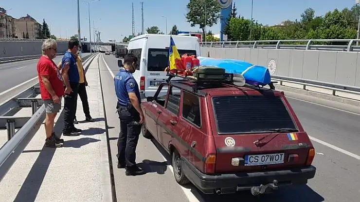 'Aracıyla gezen turist şüphe üzerine ihbar edildi, polis herakete geçti'