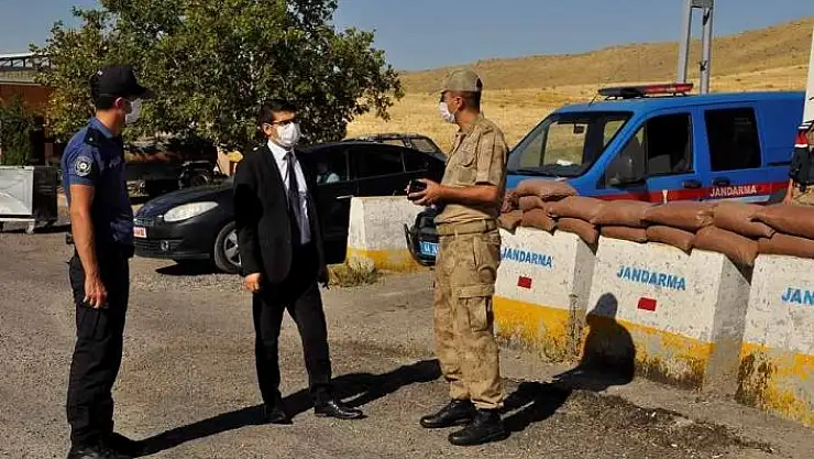 'Arguvan´ın yeni Kaymakamından bayram denetlemesi'