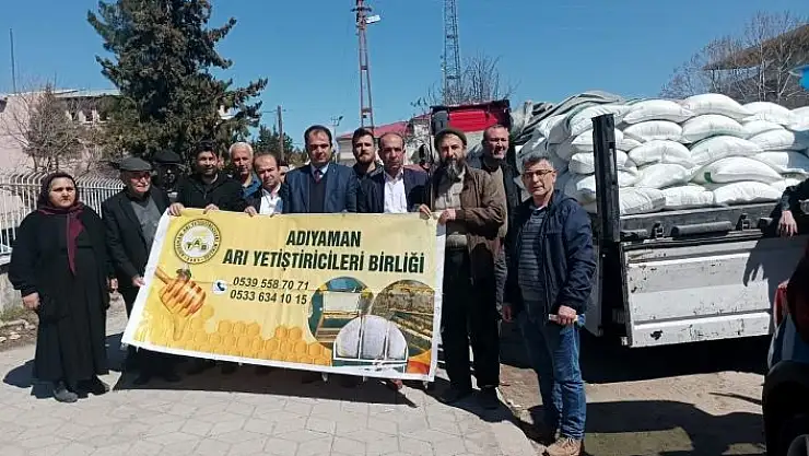 'Arı üreticilerine şeker dağıtımı yapıldı'