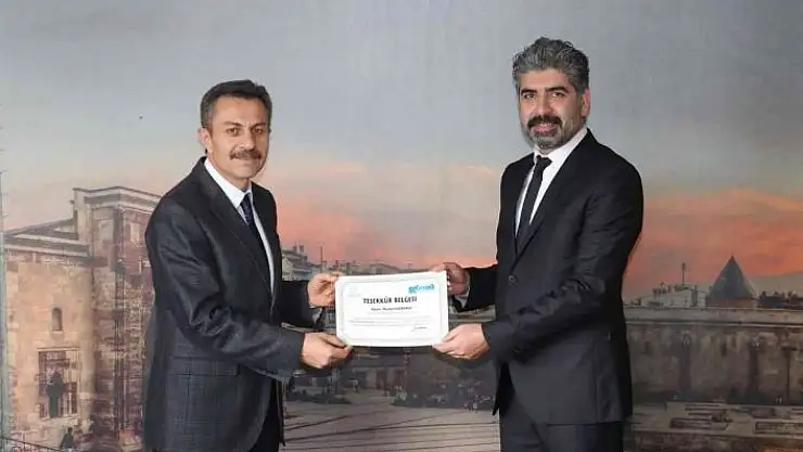 'Aslan´dan öğretmenlere teşekkür belgesi'