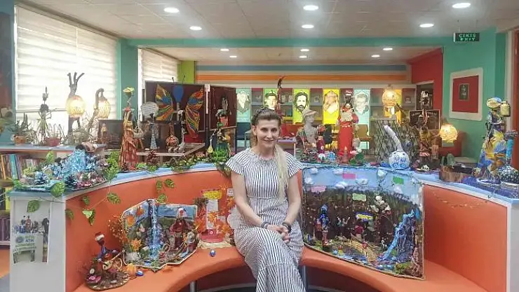 'Atık malzemeleri sanata dönüştürdüler'